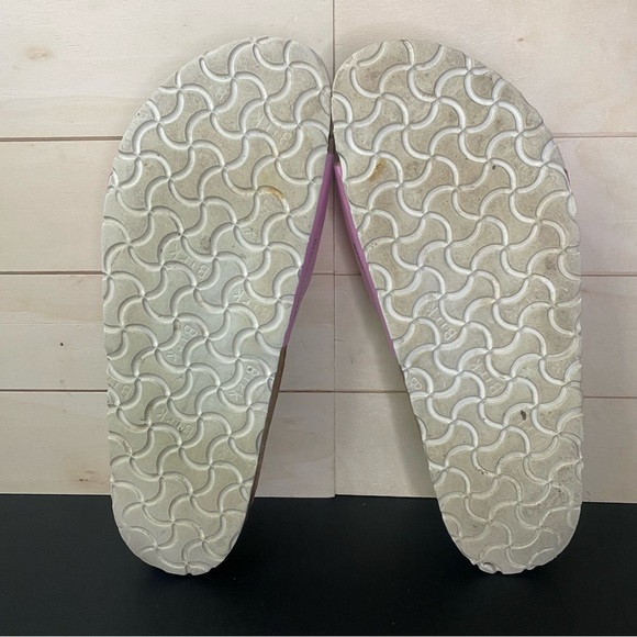 Birkenstock Madrid Sandals Pink Women's Size 8 Shoes EU39 Bikro-Flor Slides - Picture 9 of 10